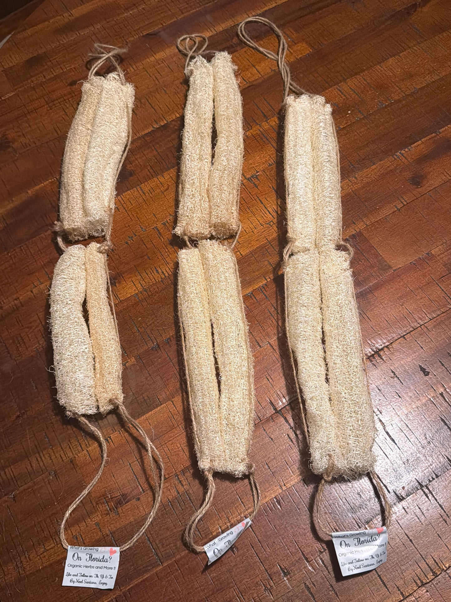 Organic Loofah Back Scratcher — Florida-Grown & Hemp-Bound