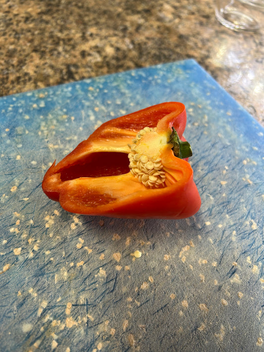 Red bell pepper seeds