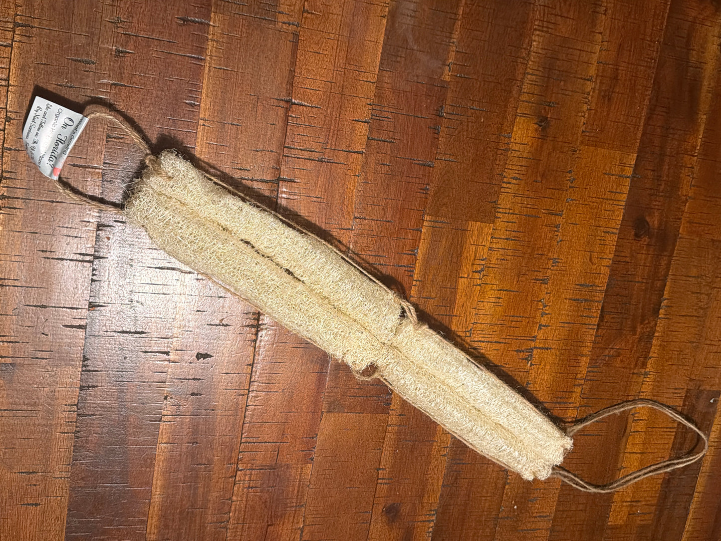 Organic Loofah Back Scratcher — Florida-Grown & Hemp-Bound