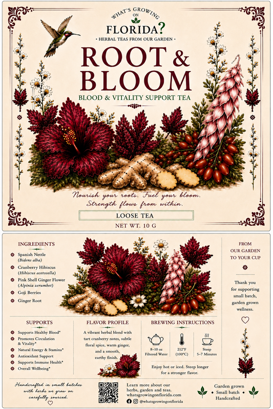 Root and bloom tea