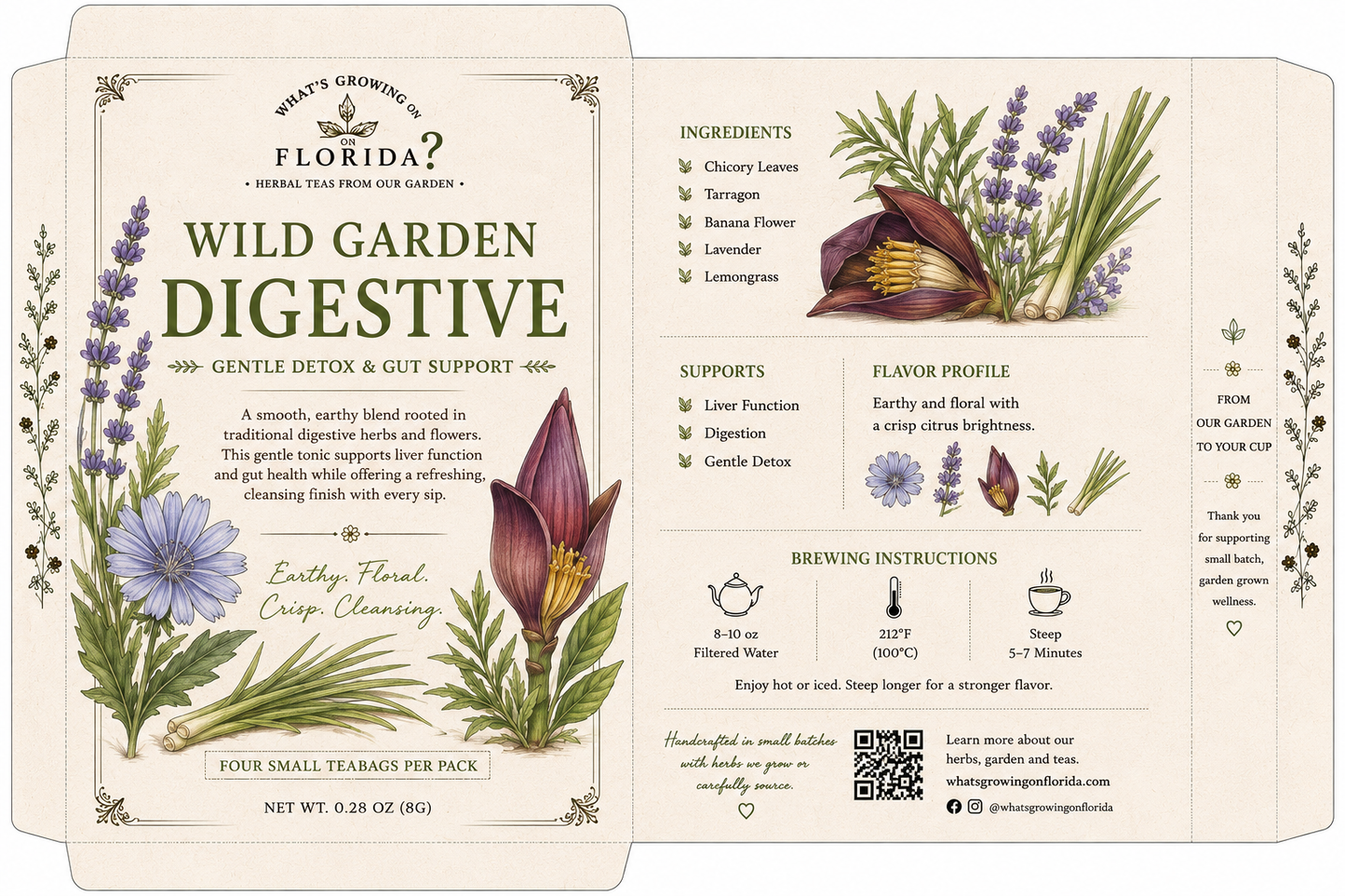 🌾 Wild Garden Digestive tea